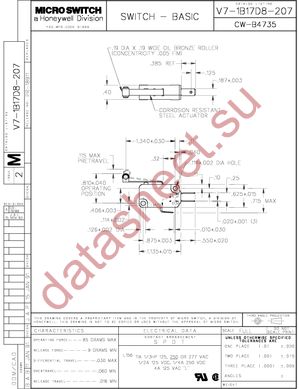 V7-1B17D8-207 datasheet  